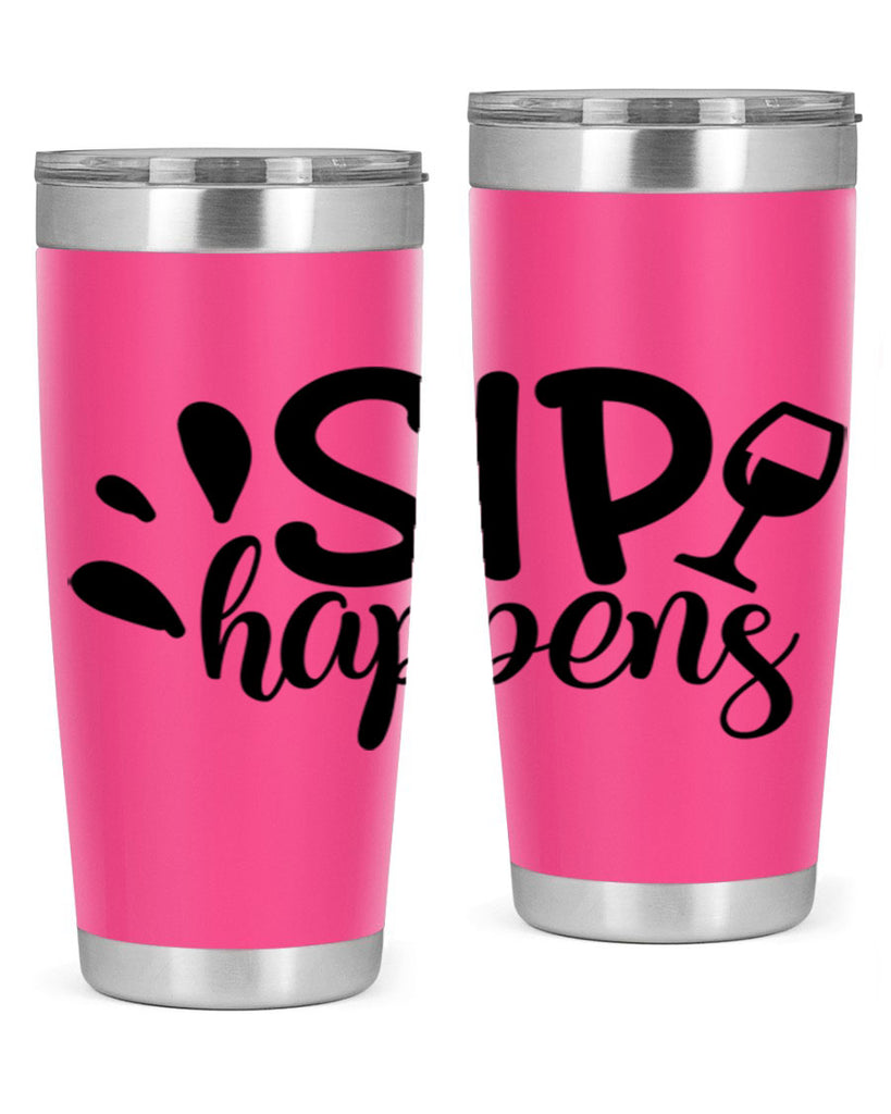 sip happens 162#- wine- Tumbler