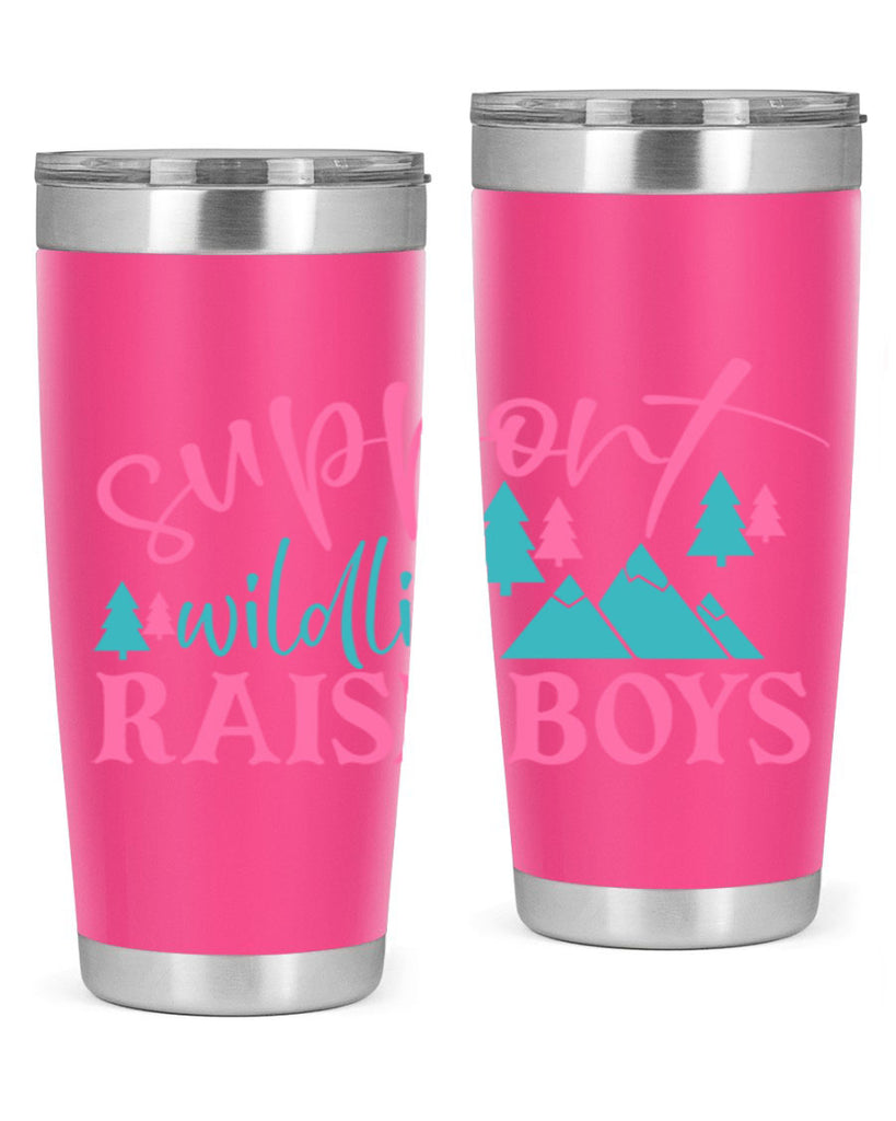 support wildlife raise boys 300#- mom- Tumbler