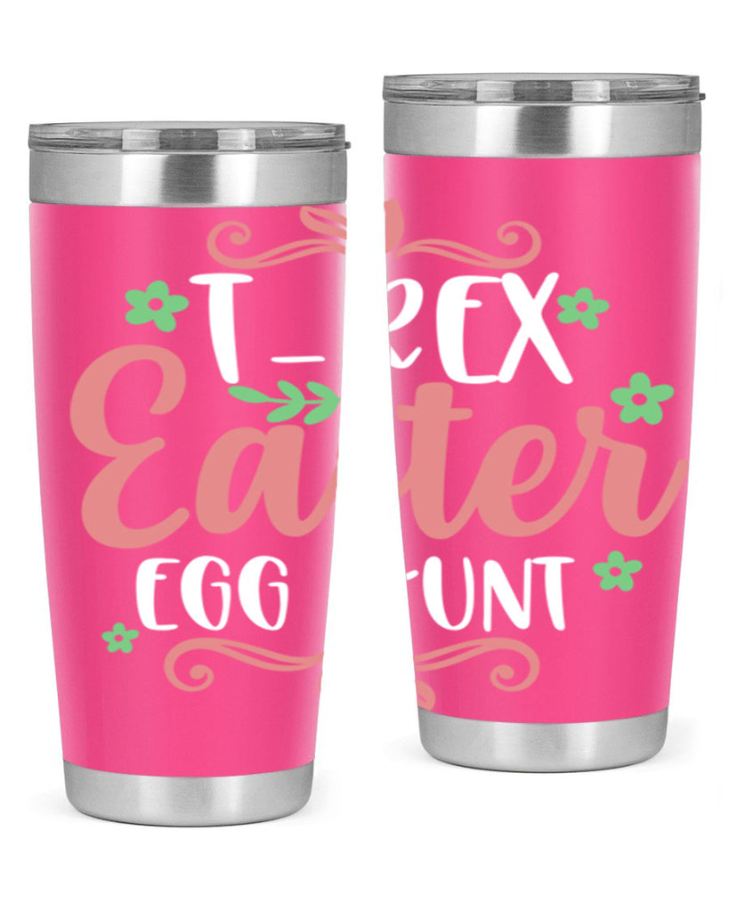 trex easter egg hunt 6#- easter- Tumbler