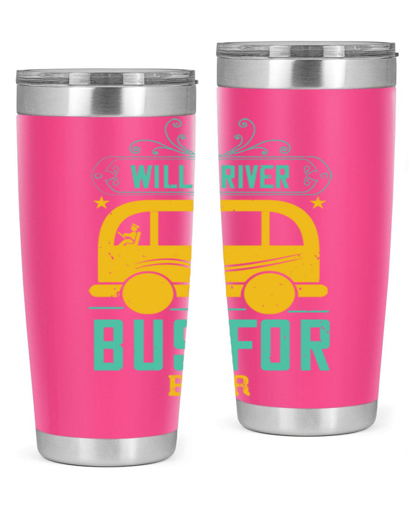 will driver bus for beer Style 6#- bus driver- tumbler