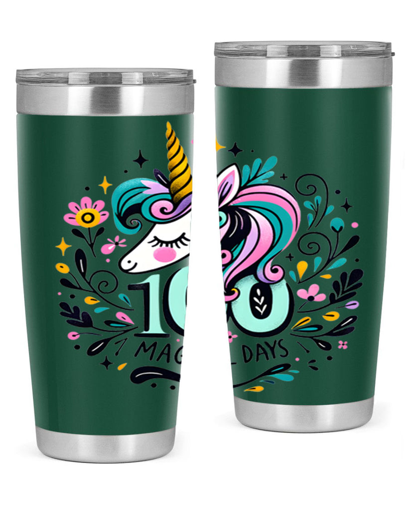 100 Day Magical Sublimation 27#- 100 days of school- Tumbler