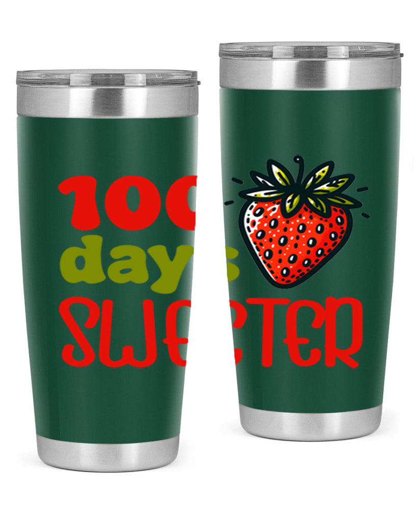 100 days sweeter Sublimation 34#- 100 days of school- Tumbler