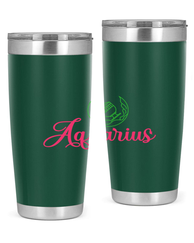 Aquarius 70#- zodiac- Tumbler