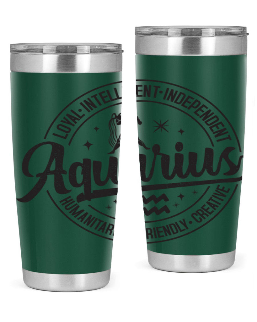 Aquarius 71#- zodiac- Tumbler