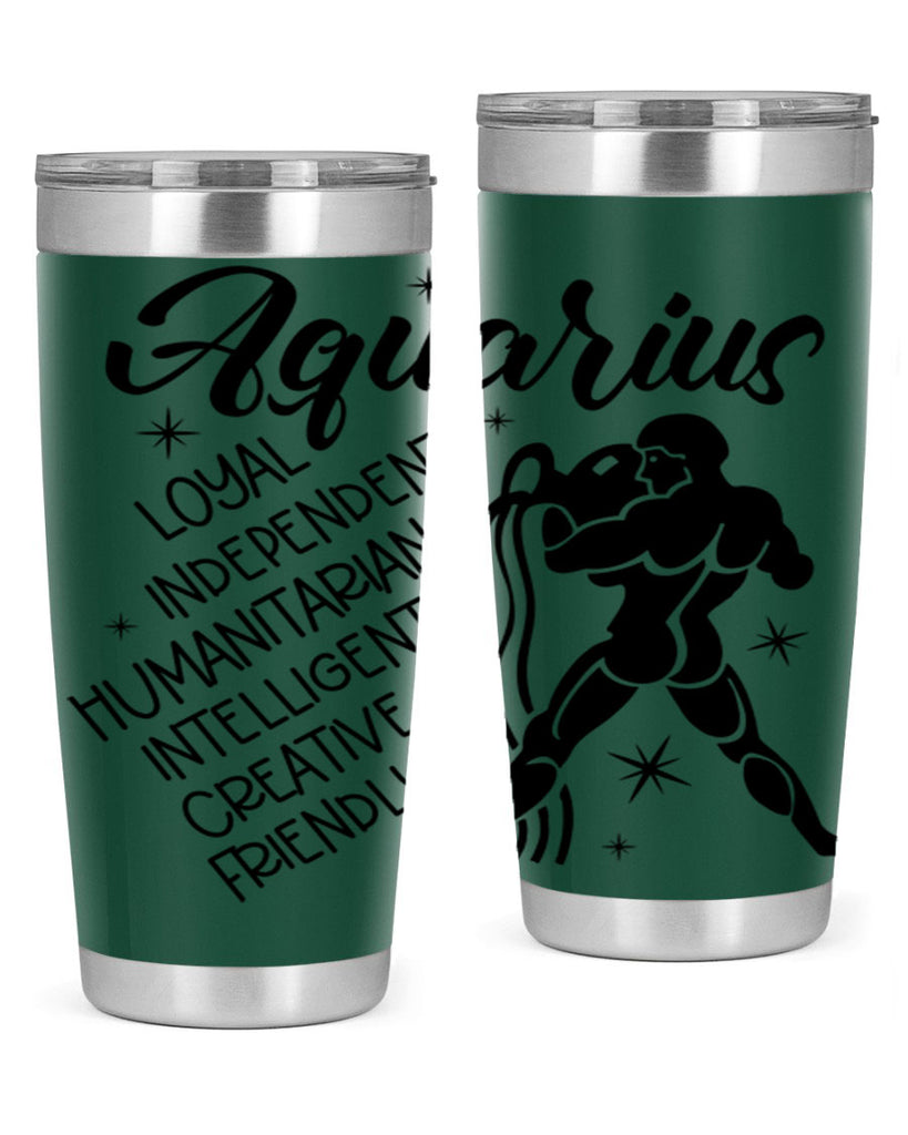 Aquarius 72#- zodiac- Tumbler