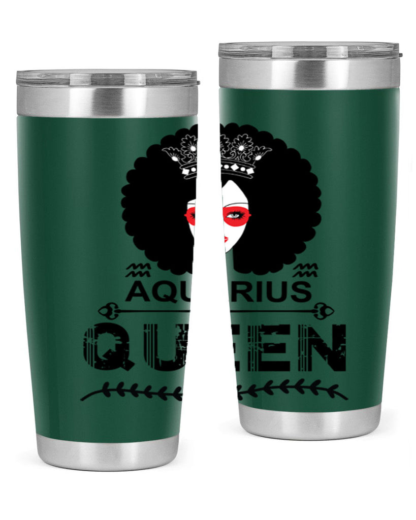 Aquarius queen 75#- zodiac- Tumbler