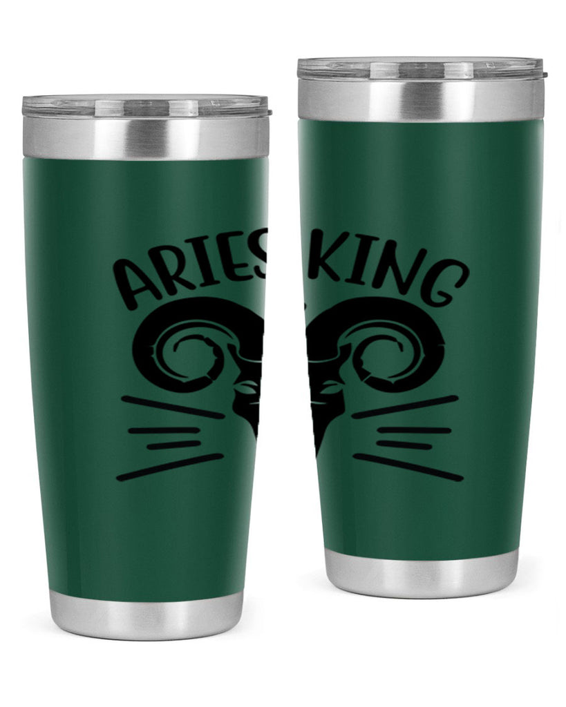 Aries king 109#- zodiac- Tumbler