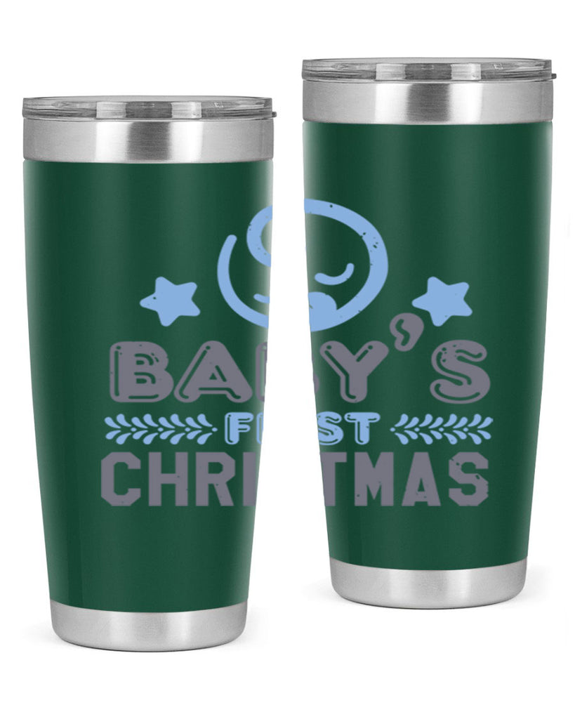 Baby First Christmas Style 2#- baby shower- tumbler