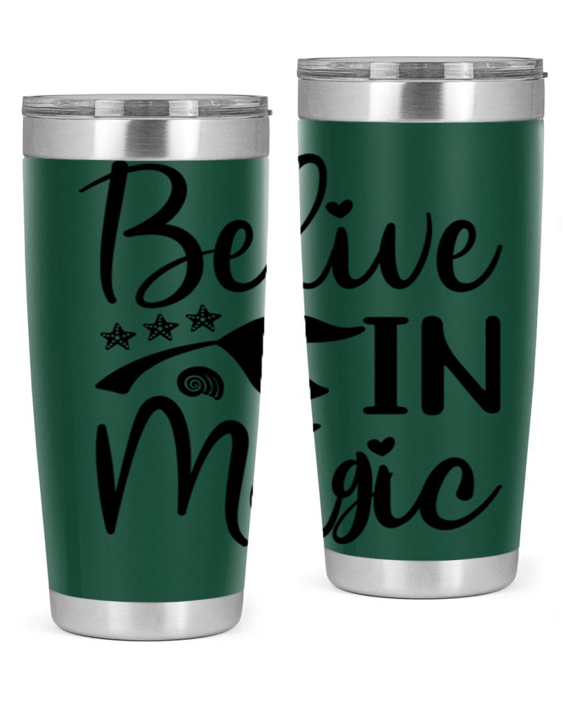 Belive in magic design 66#- mermaid- Tumbler