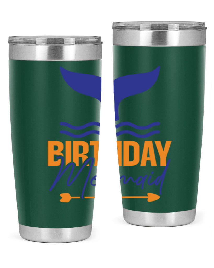 Birthday Mermaid 67#- mermaid- Tumbler