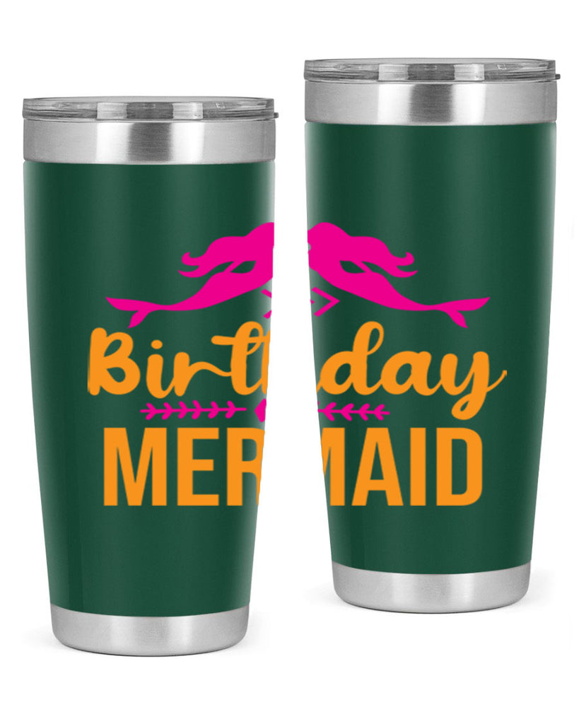 Birthday Mermaid 69#- mermaid- Tumbler