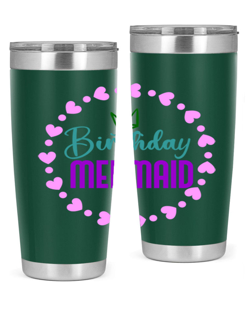 Birthday Mermaid 70#- mermaid- Tumbler