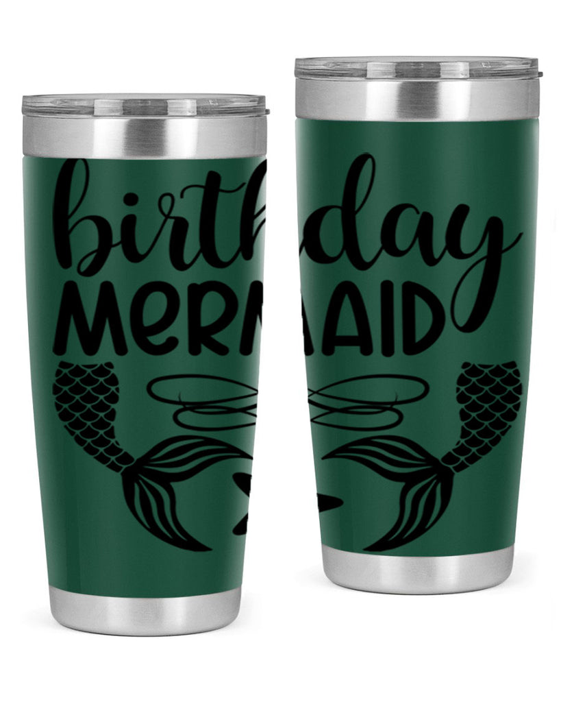 Birthday mermaid 76#- mermaid- Tumbler