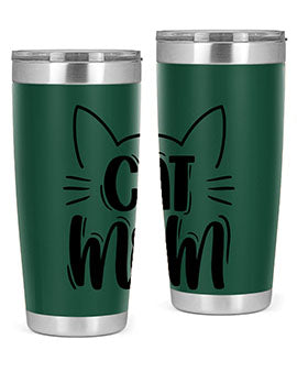 Cat Mom Style 85#- cat- Tumbler