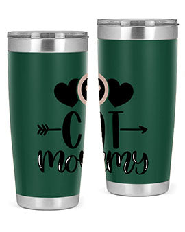 Cat Mommy Style 87#- cat- Tumbler