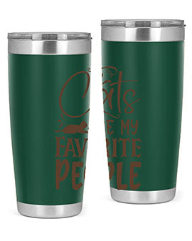 Cats Are My Favorite People Style 7#- cat- Tumbler