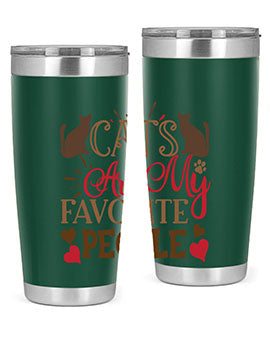 Cats Are My Favorite People Style 8#- cat- Tumbler