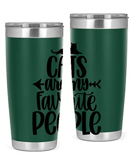 Cats Are My Favorite People Style 90#- cat- Tumbler