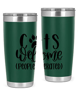 Cats Welcome Style 91#- cat- Tumbler