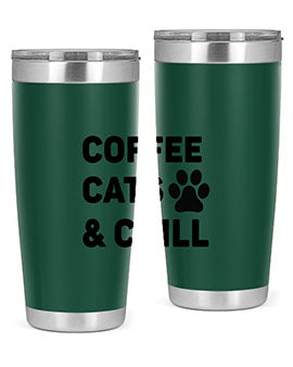 Coffee Cat Style 41#- cat- Tumbler