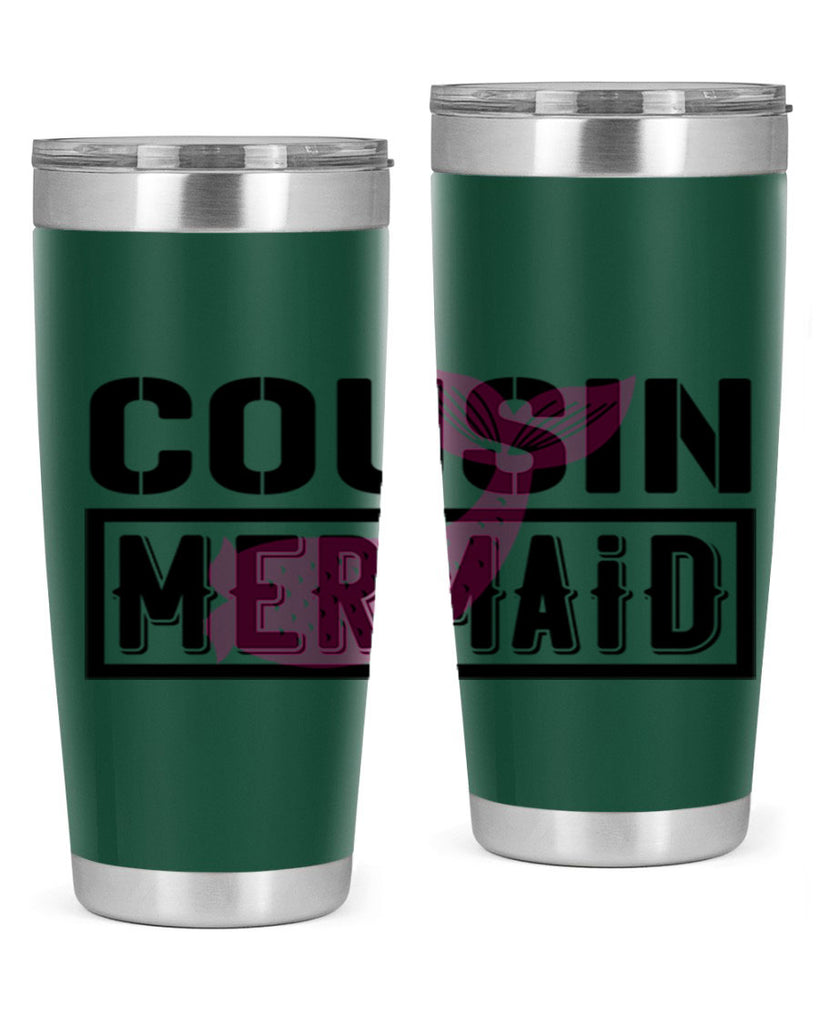 Cousin mermaid 87#- mermaid- Tumbler