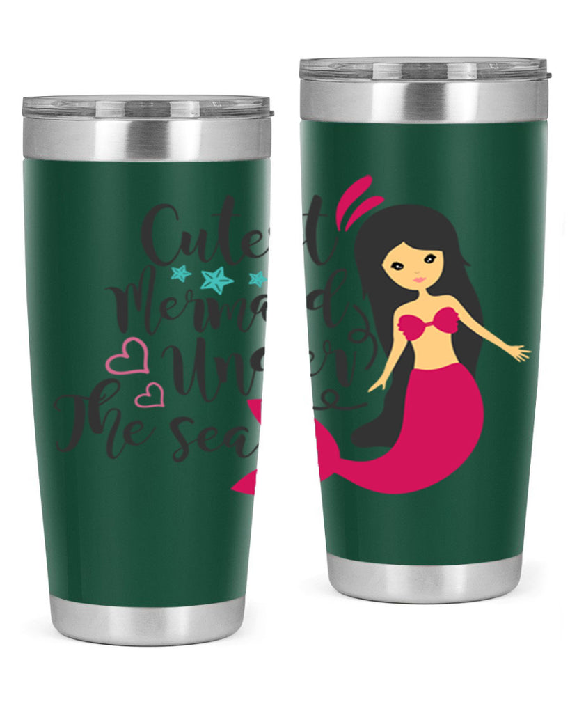 Cutest Mermaid under the sea 95#- mermaid- Tumbler