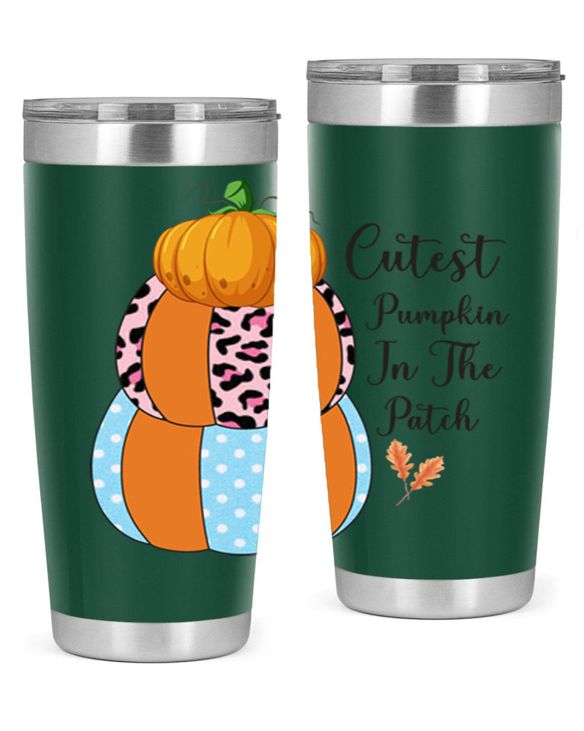 Cutest Pumpkin in the Patch 64#- fall- Tumbler