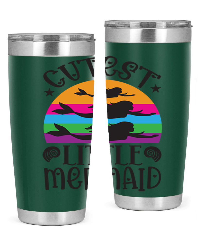 Cutest little mermaid 96#- mermaid- Tumbler