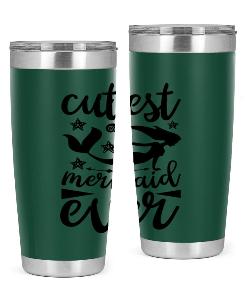 Cutest mermaid ever design 103#- mermaid- Tumbler