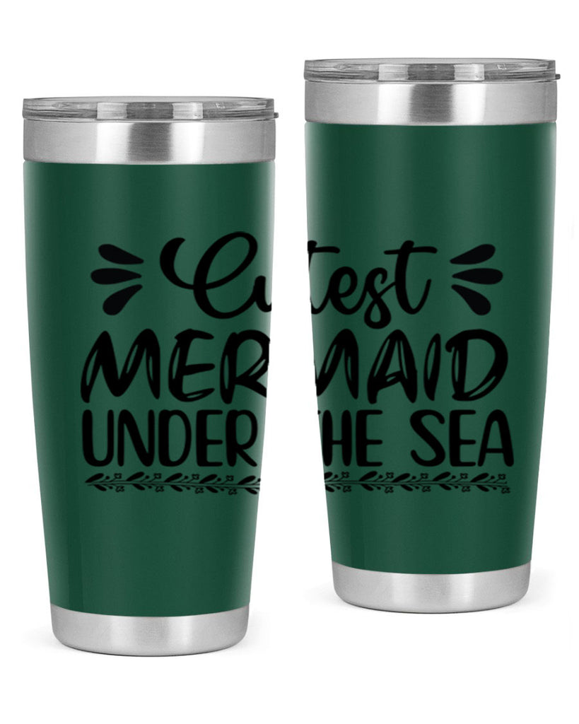 Cutest mermaid under the sea 105#- mermaid- Tumbler
