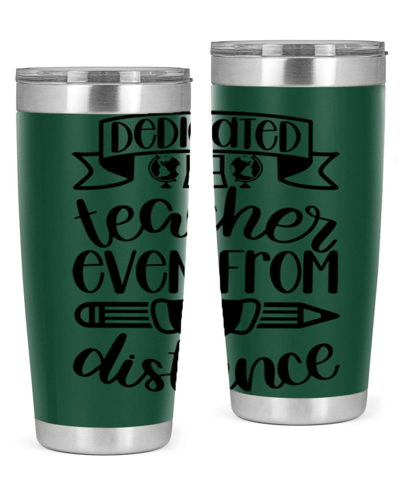 Dedicated Teacher Even Style 80#- teacher- tumbler