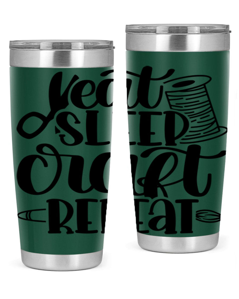 Eat Sleep Craft Repeat 29#- crafting- Tumbler