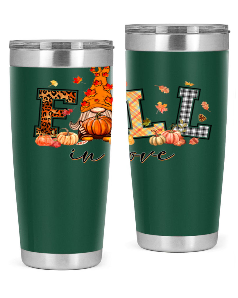 FALLinloveFallGnome 151#- fall- Tumbler