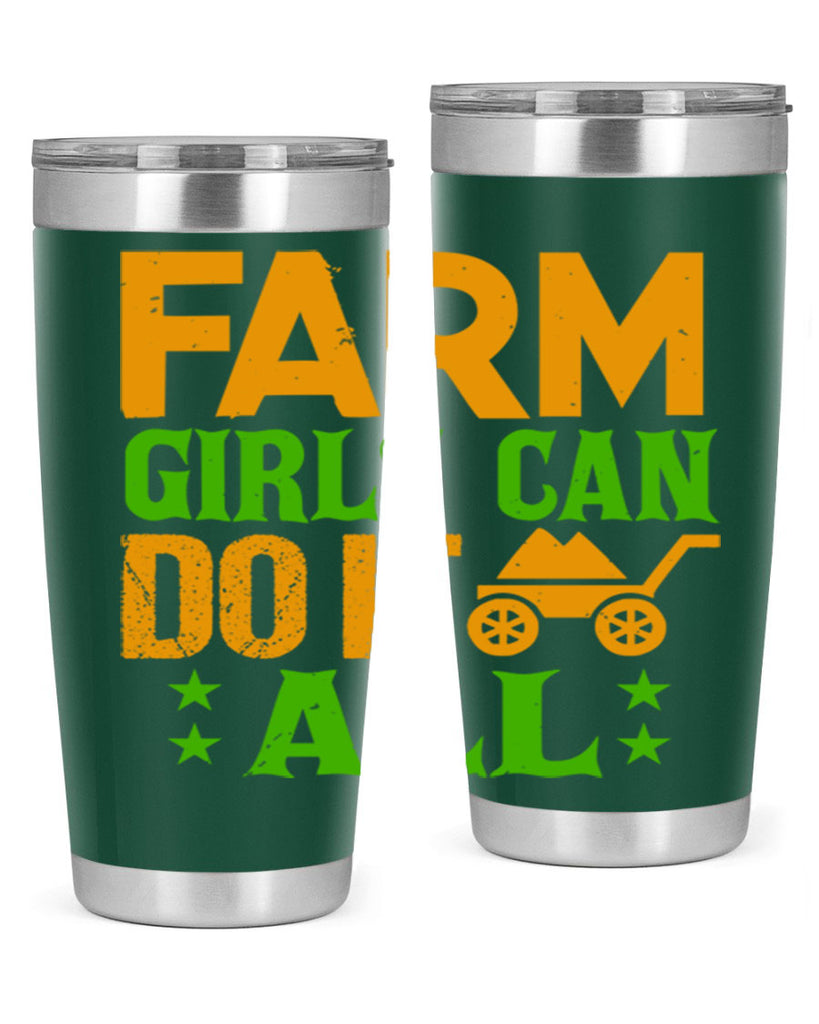 Farm girls can do it all 13#- farming and gardening- Tumbler