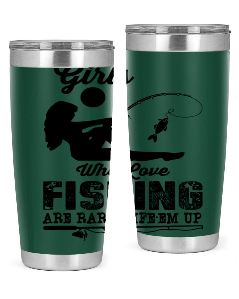 Fishing design 166#- mermaid- Tumbler