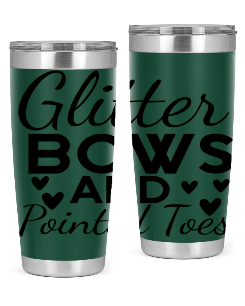 Glitter Bows and Pointed Toes 43#- ballet- Tumbler