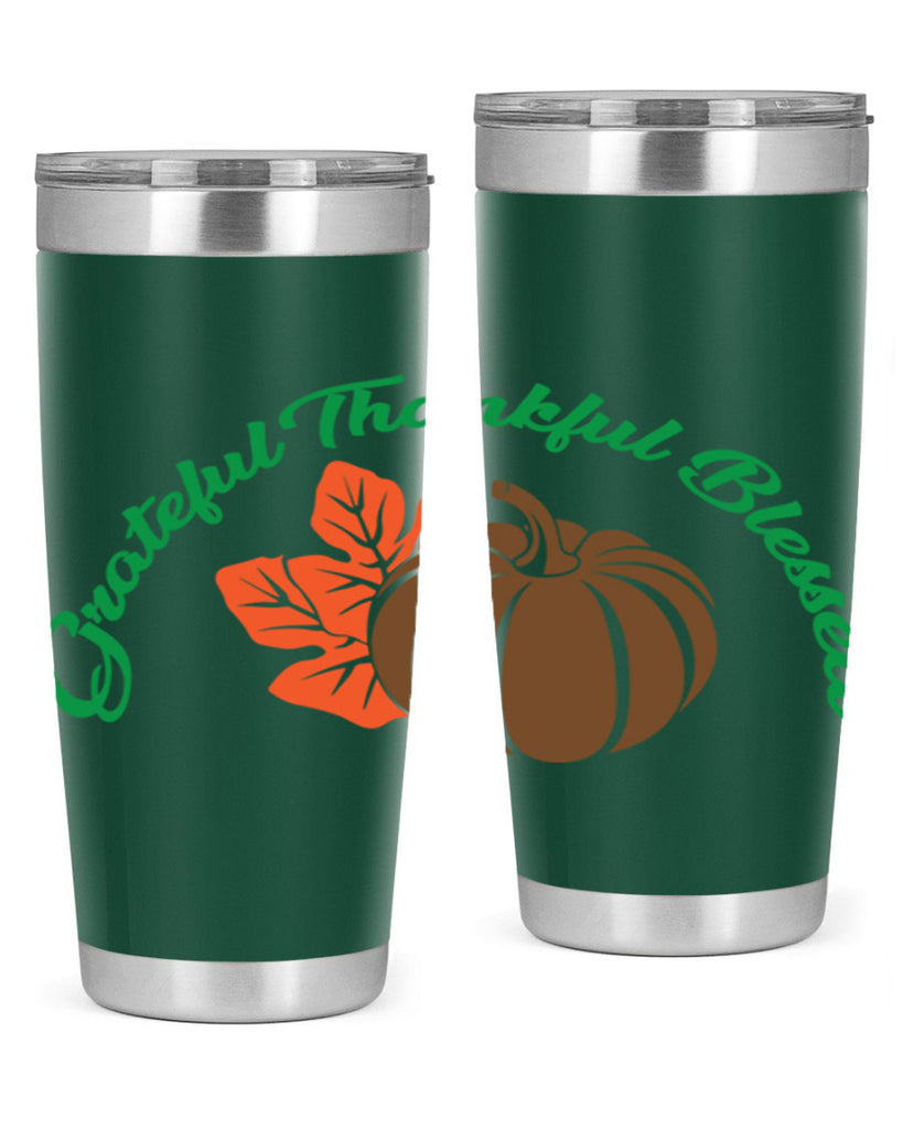 Grateful Thankful Blessed 214#- fall- Tumbler