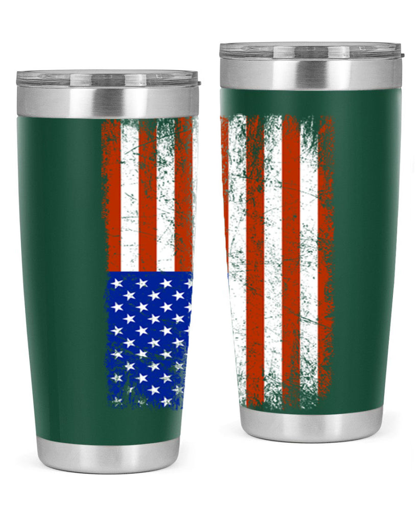 Grunge Flag 52#- Us Flags- Tumbler