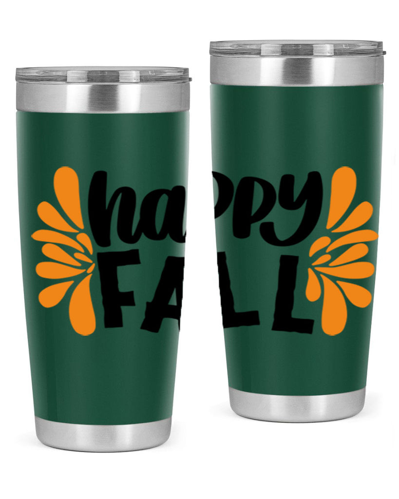 Happy Fall 491#- fall- Tumbler