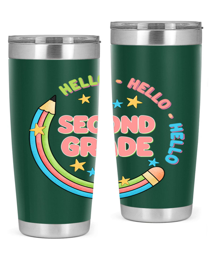 Hello 2nd Grade Pencil 10#- second grade- Tumbler