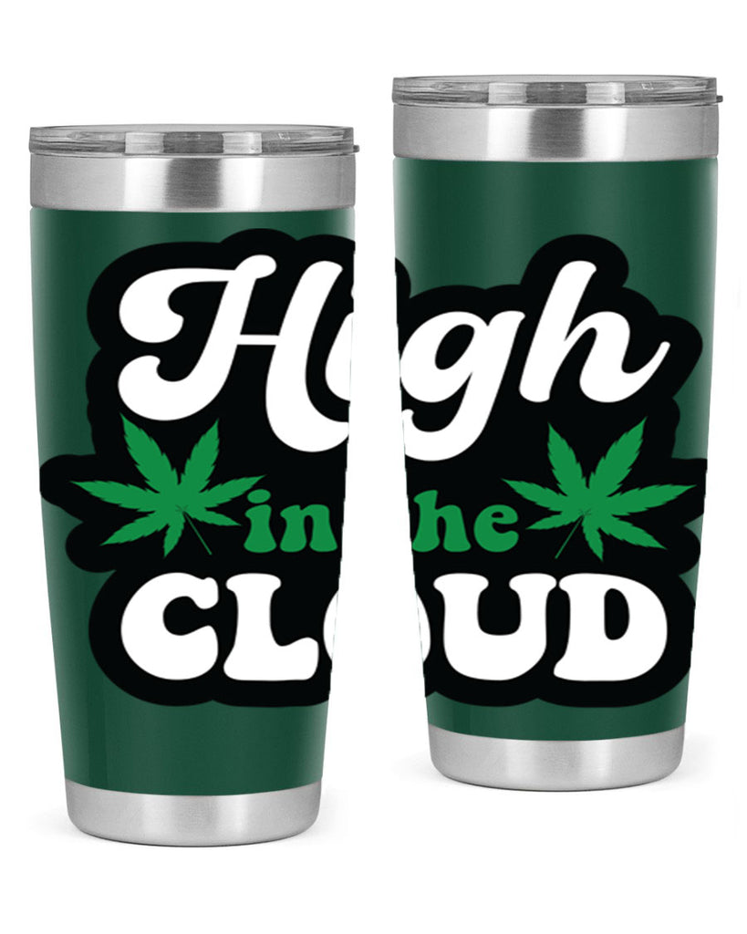 High in the cloud 113#- marijuana- Tumbler