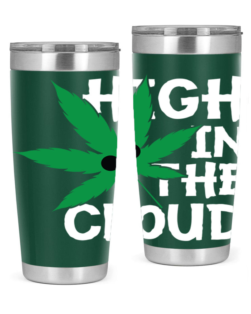 High in the cloud 114#- marijuana- Tumbler