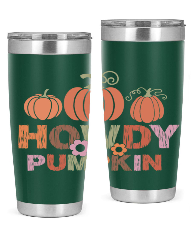 Howdy Pumpkin 321#- fall- Tumbler