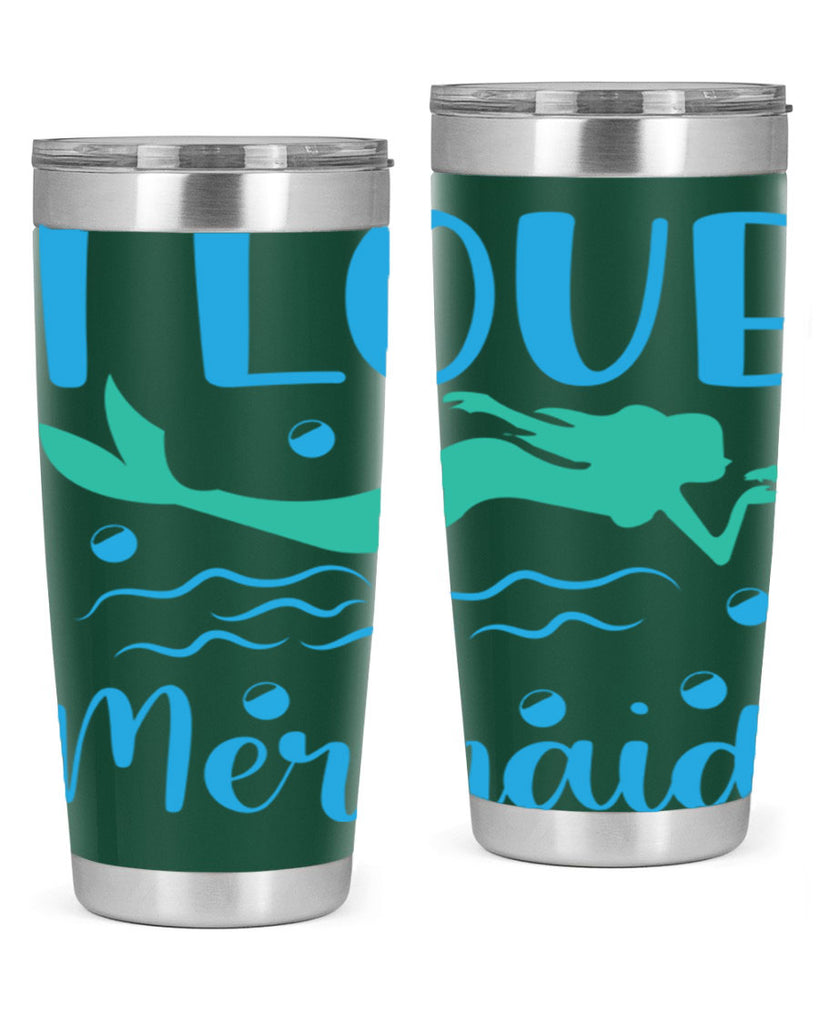 I Love Mermaid Design 231#- mermaid- Tumbler