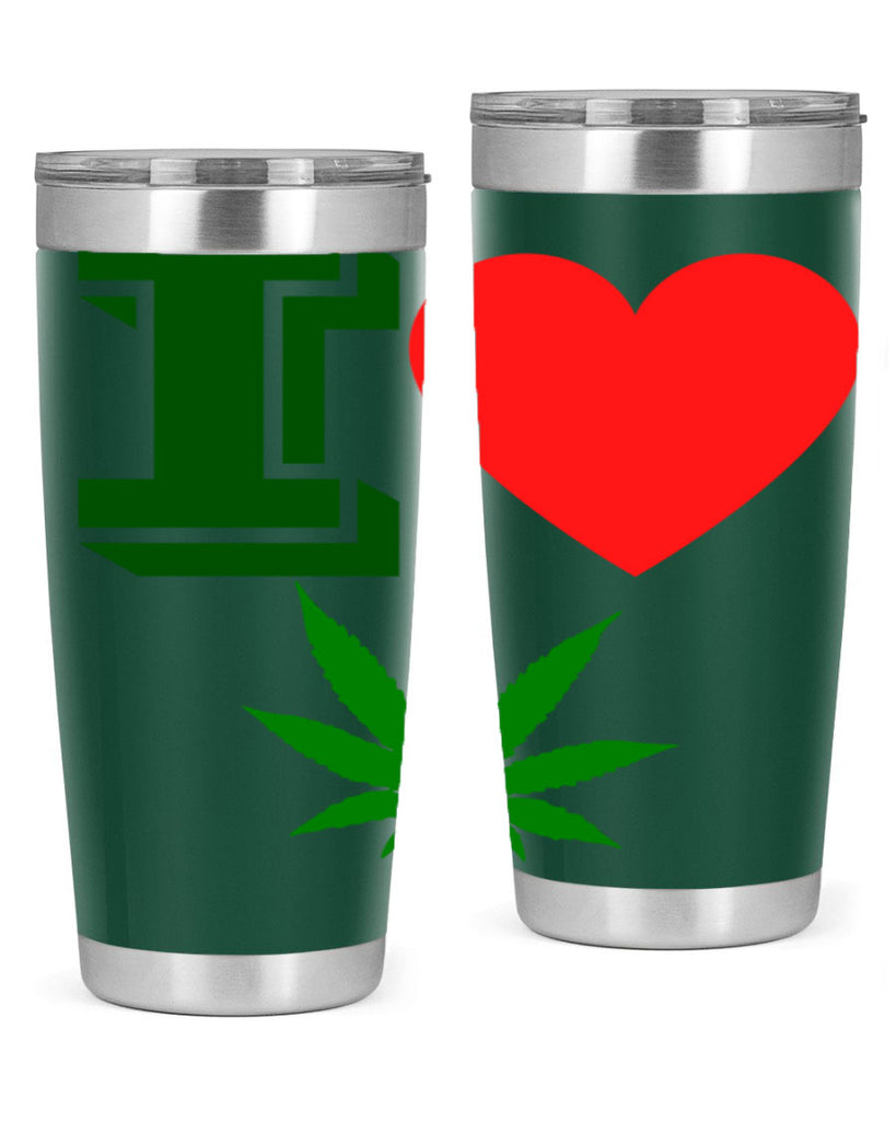 I love Cannabis 127#- marijuana- Tumbler