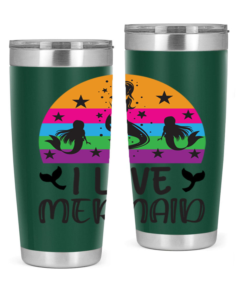 I love mermaid 230#- mermaid- Tumbler