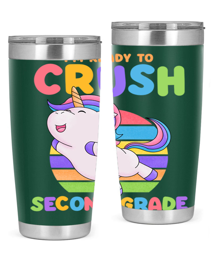 Im Ready to Crush 2nd 14#- second grade- Tumbler