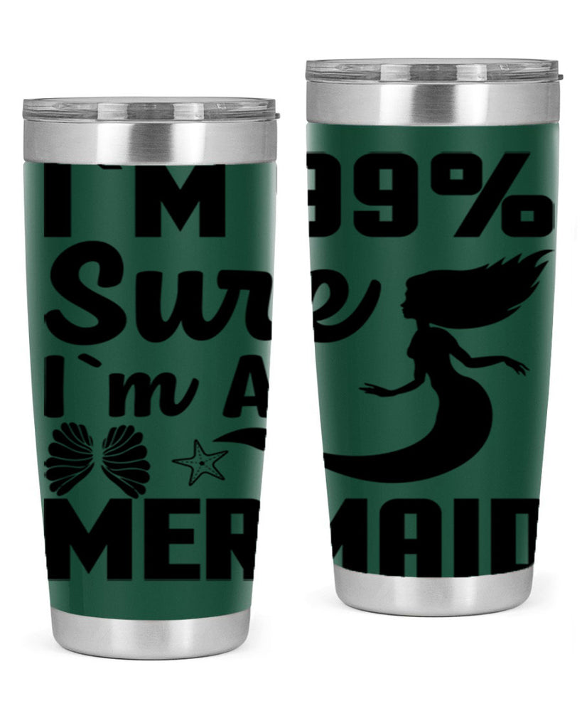 Im sure im a 253#- mermaid- Tumbler