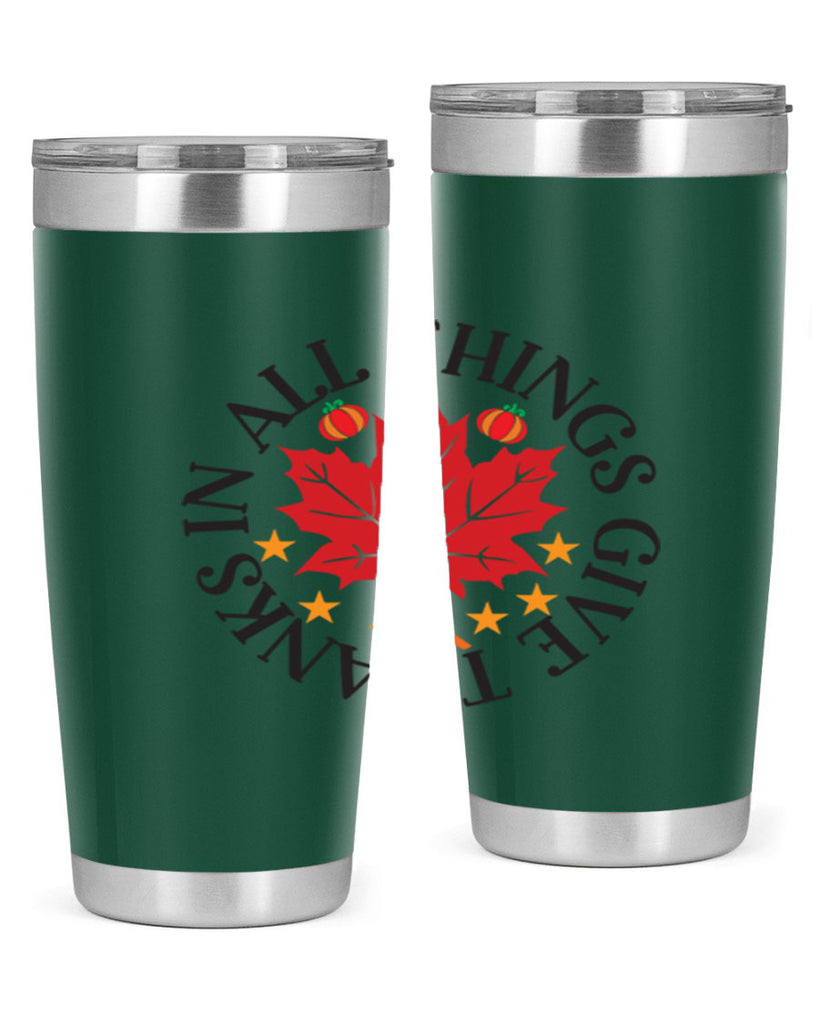 Inallthingsgivethanks 353#- fall- Tumbler