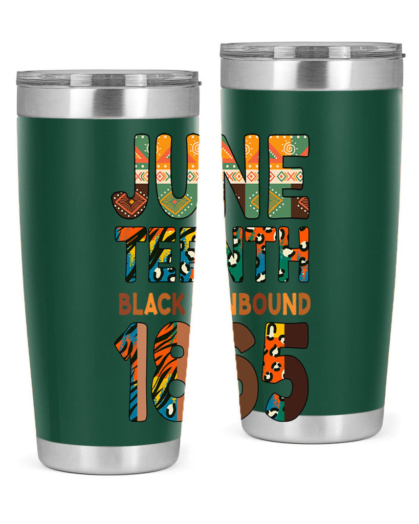 Juneteenth Black Unbound 1865 Png 33#- Juneteenth- tumbler